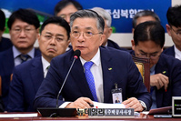 [포토] 답변하는 이한준 한국토지주택공사 사장