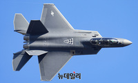 [포토] 비행성능 선보이는 국산 전투기 KF-21 보라매