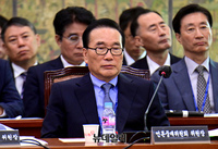 [포토] 국정감사장 앉아 있는 이석형 언론중재위원회 위원장