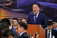 [포토] 발언하는 양영철 제주국제자유도시개발센터 이사장