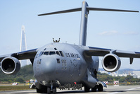 [포토] 지상활주하는 'C-17 글로브마스터' 美공군 장거리 수송기 