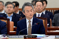 [포토] 국감 출석한 안병옥 한국환경공단 이사장