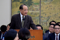 [포토] 국감서 답변하는 김효재 한국언론진흥재단 이사장