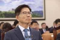 [포토] 질의듣는 김문수 경제사회노동위원장 
