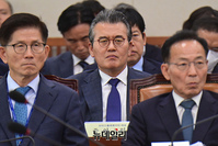 [포토] 국감장에 앉아 있는 조익서 오티스엘레베이터 대표