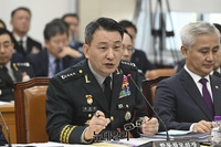 [포토] 국방위 종합감사, 답변하는 김승겸 합참의장 