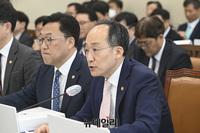 [포토] 기재위 국감, 답변하는 추경호 기재부 장관 