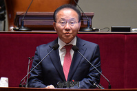 [포토] 의총서 발언하는  윤재옥 국민의힘 원내대표