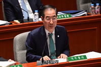[포토] 답변하는 한덕수 국무총리