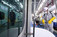 [포토] '빈대확산 방지' 소독 작업하는 원희룡 국토부장관