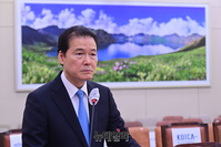 [포토] 남북관계발전기본계획 설명하는 김영호 통일부 장관