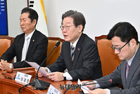 [포토] 최고위서 발언하는 이재명 민주당 대표