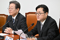 [포토] 최고위서 발언하는 홍익표 민주당 원내대표