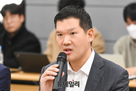 [포토] 현장간담회 참석한 허윤홍 GS건설 사장 