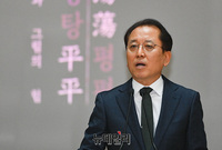 [포토] 인사말하는 윤성용 국립중앙박물관장 