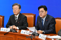 [포토] 최고위서 발언하는 홍익표 민주당 원내대표
