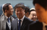 [포토] MB 서예전 개막식 참석한 김대기 비서실장