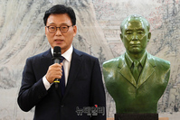 [포토] 백봉신사상 수상 소감 밝히는 박광온 민주당 의원