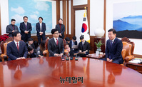 [포토] 김진표 국회의장 예방한 한동훈 비대위원장