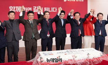 [포토] 국민의힘 경기도당 찾은 한동훈 비대위원장