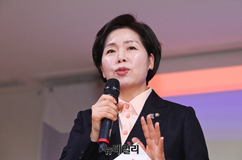 [포토] 인사말하는 양향자 한국의희망 대표 