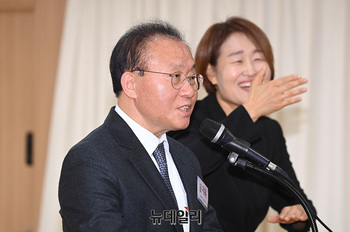 [포토] 2024 장애계 신년인사회, 축사하는 윤재옥 원내대표 