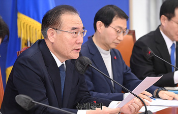 [포토] 더불어민주당 정책조정회의, 발언하는 이개호 정책위의장