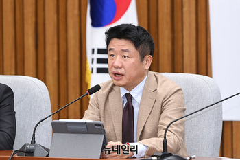 [포토] 국민의힘 원내대책회의, 발언하는 유의동 정책위의장