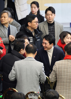 [포토] 서울시당 신년인사회 참석한 박민식 전 장관