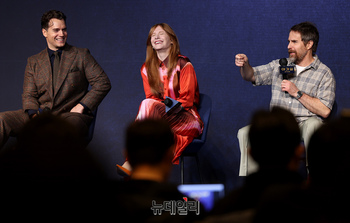 [포토] 방한한 '아가일' 주연배우들