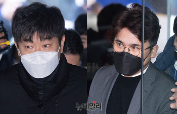 [포토] 구속 면한 '금품수수 혐의' 김종국·장정석
