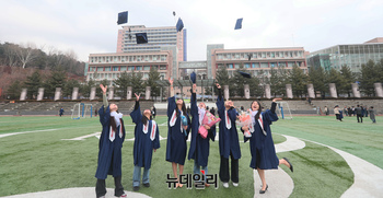 [포토] 국민대 학위수여식 "와 졸업이다"