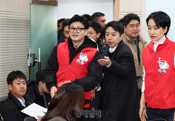 [포토] 광진구 CCTV관제센터 찾은 한동훈 위원장 