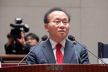 [포토] 모두발언하는 윤재옥 원내대표
