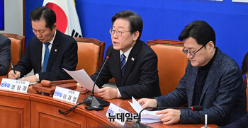 [포토] 최고위서 발언하는 이재명 민주당 대표