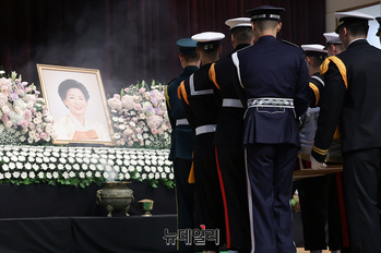[포토] 손명순 여사 영결식, 현충관서 엄수