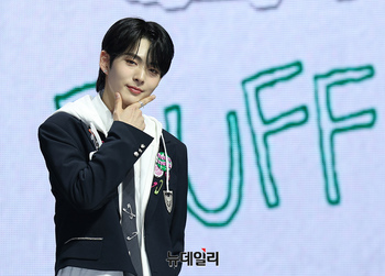 [포토] 8인조 '루네이트' 유일한 외국인 멤버 타쿠마 