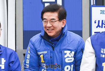 [포토] 총선 출정식 참석한 정일영 인천연수을 후보