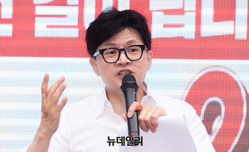 [포토] 송석준 후보 지지호소하는 한동훈 위원장