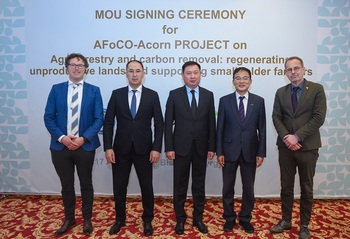 아시아산림협력기구, 키르키즈스탄서 대규모 글로벌 산림탄소사업 추진