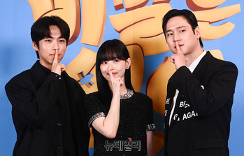 [포토] 비밀은없어 고경표-강한나-주종혁 '쉿 스포금지'