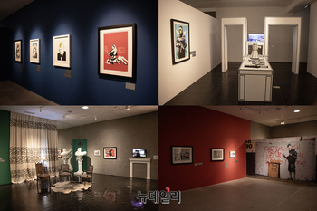 [포토] 뱅크시 25년 행적 한눈에...'리얼 뱅크시'展 오픈