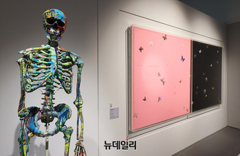 [포토] 더현대 서울서 만나는 '데미안 허스트' 작품