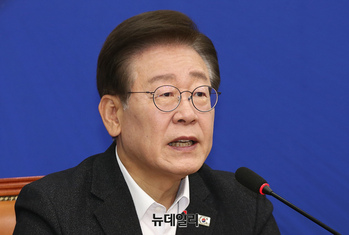 [포토] 최고위서 모두발언 하는 이재명 민주당 대표