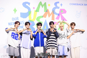 [포토] 미니 2집 '서머비트' 컴백한 투어스(TWS)