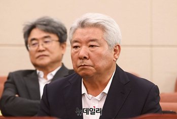 [포토] 증인 출석한 김홍일 전 방통위원장 