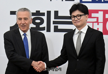 [포토] 필립 골드버그 주한미국대사 만난 한동훈 대표