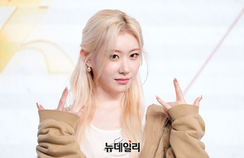 [포토] 있지 채령 '금발 미녀'