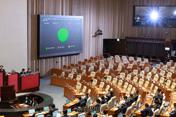 [포토] '김건희 여사 특검법' 수정안 야 단독 처리