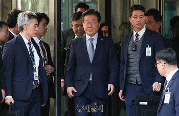 [포토] '공직선거법 위반' 이재명 대표...징역1년·집유2년